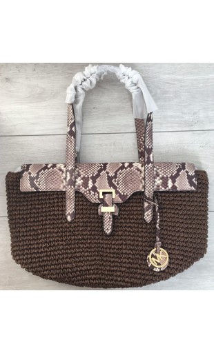 Michael Kors Naomi Straw tote